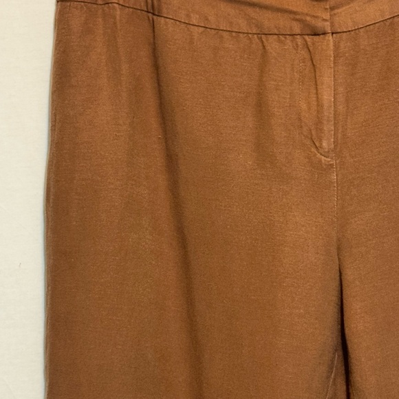 B-190 David N. PLUS SIZE 16 Brown Lined Capris‎ - Picture 4 of 13